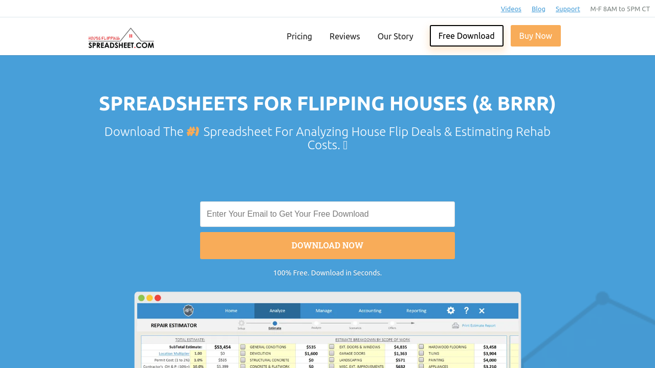 House Flipping Spreadsheet